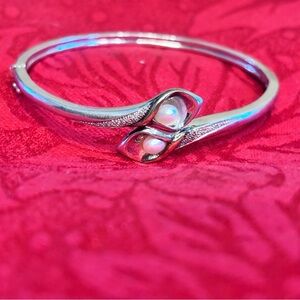 Elegant Alwand Wayan vintage 925/14k and diamond braclet signed perfect shape